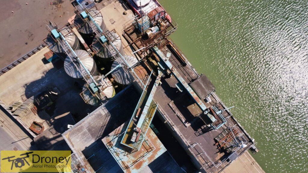 Grain Silo Drone Roof Inspection in Lowestoft