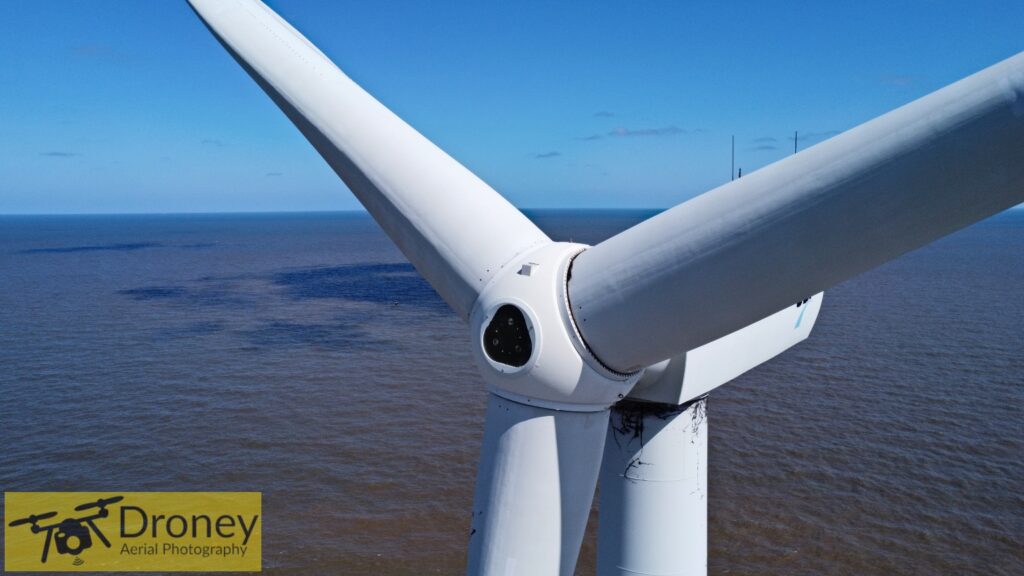 Wind Turbine Drone Inspection in Lowestoft
