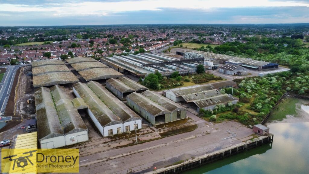 Commercial Property Estate Agent Drone Photography