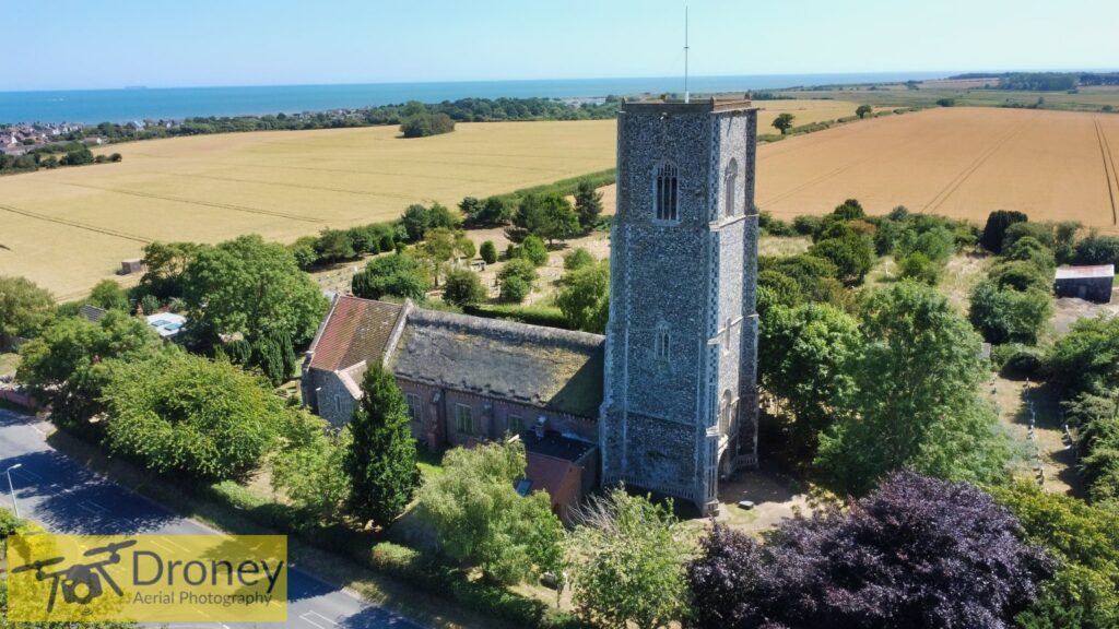 Suffolk Church Drone Photo