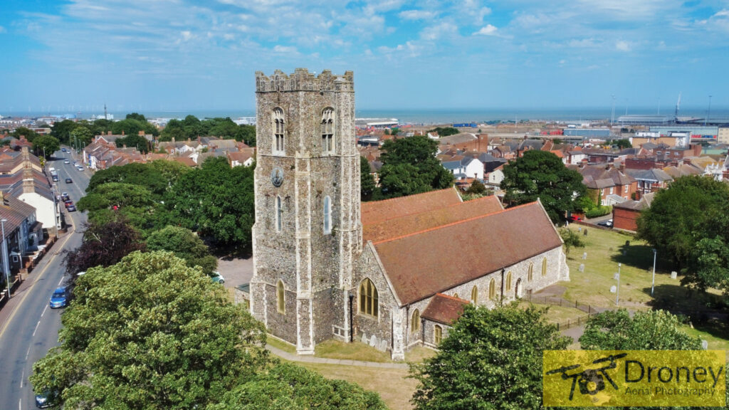 Gorleston Church Promo Drone Photo