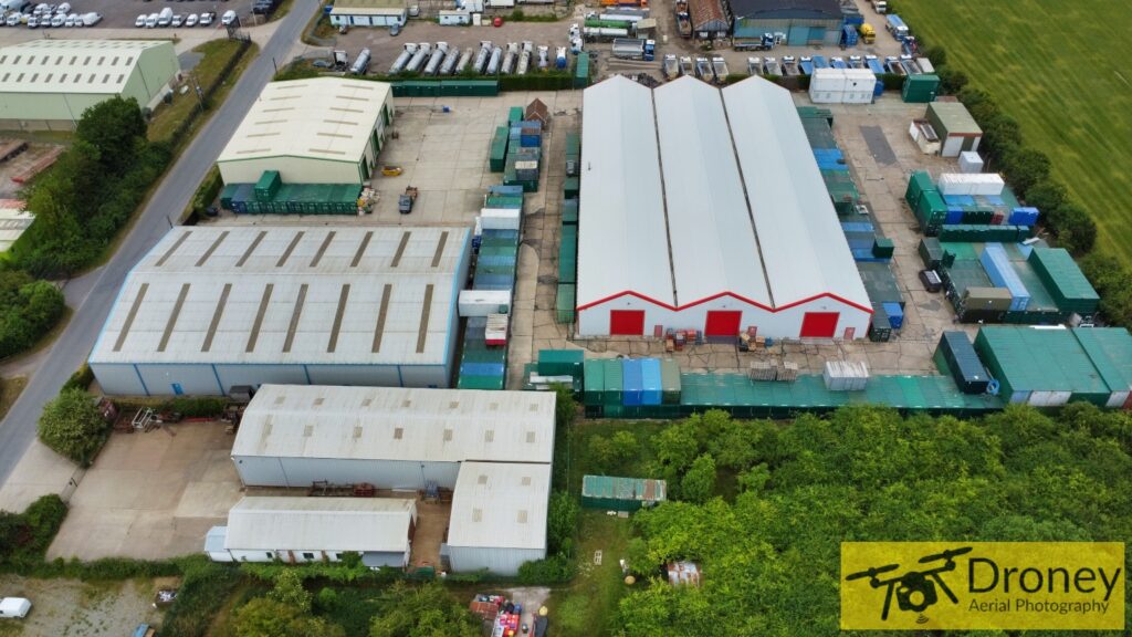 Industrial Unit Lease Drone Photography