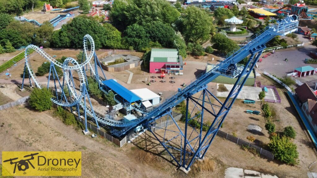 Roller Coaster at Pleasurewood Hills in Lowestoft